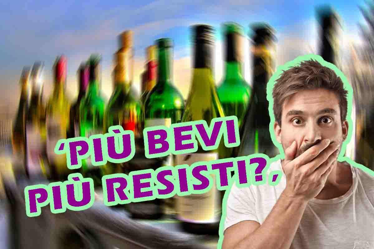 più bevi e meno ti ubriachi: verità o bufala?