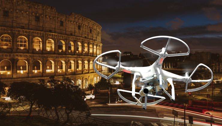 droni per salvare un monumento italiano