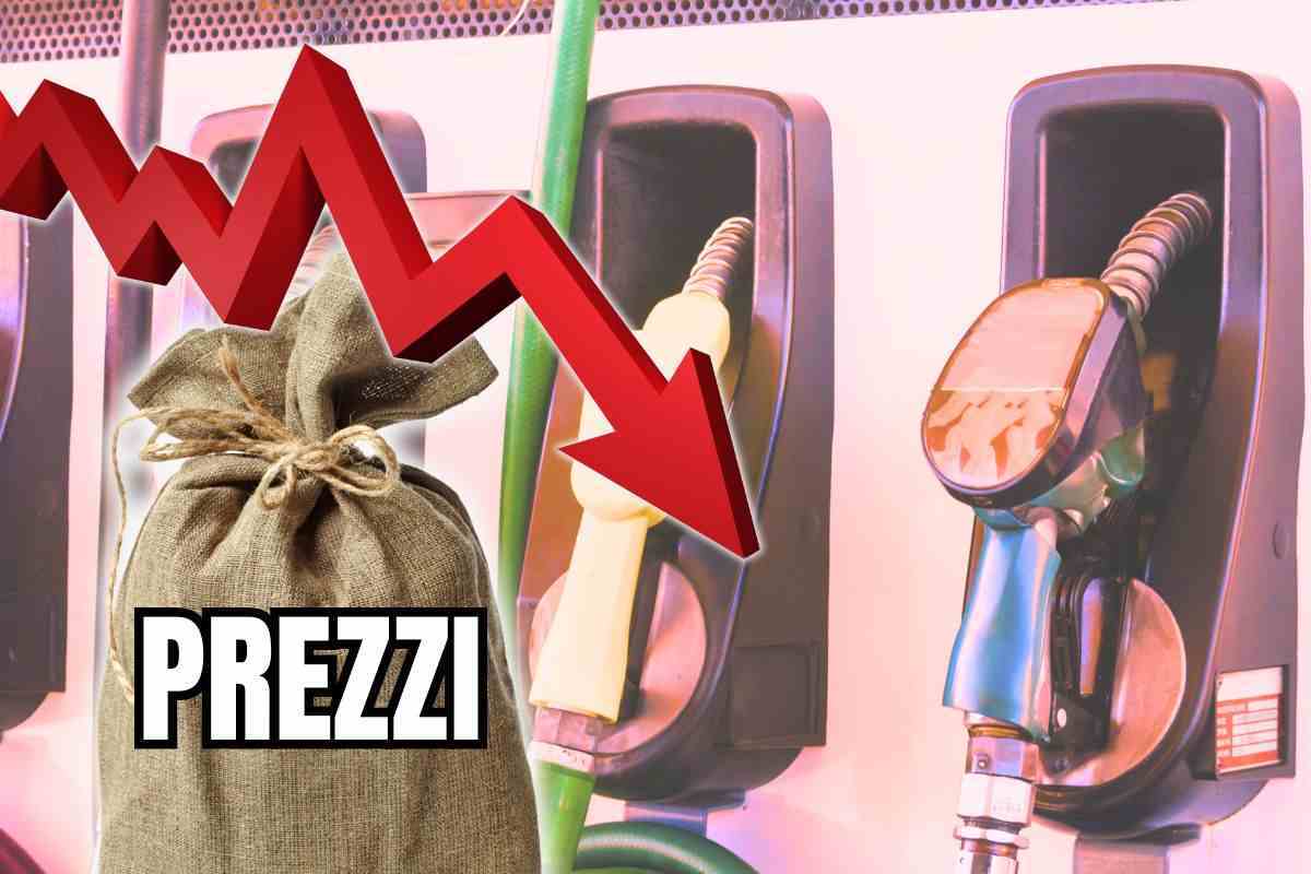 Prezzi carburanti in discesa