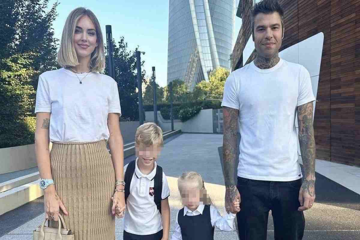 La famiglia Ferragnez: Chiara, Fedez, Leone e Vittoria