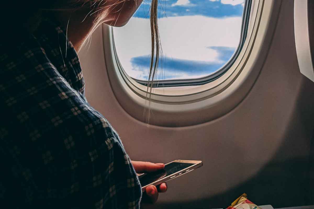 si può telefonare in aereo