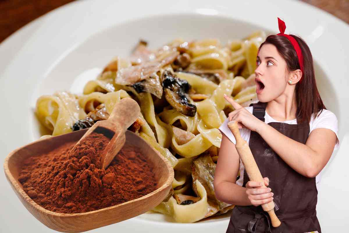 tagliatelle al cacao: la ricetta