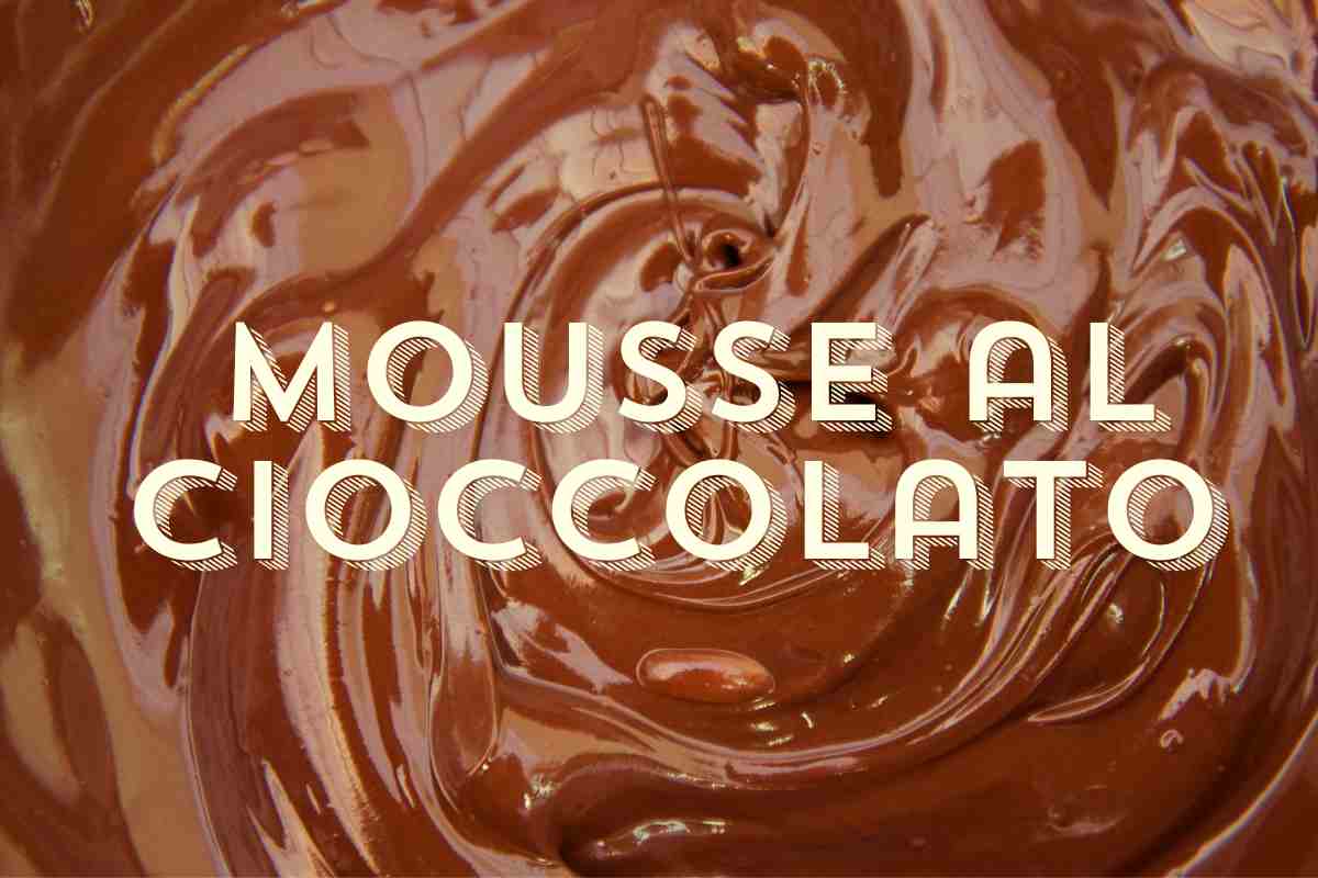 Mousse cioccolato e rum