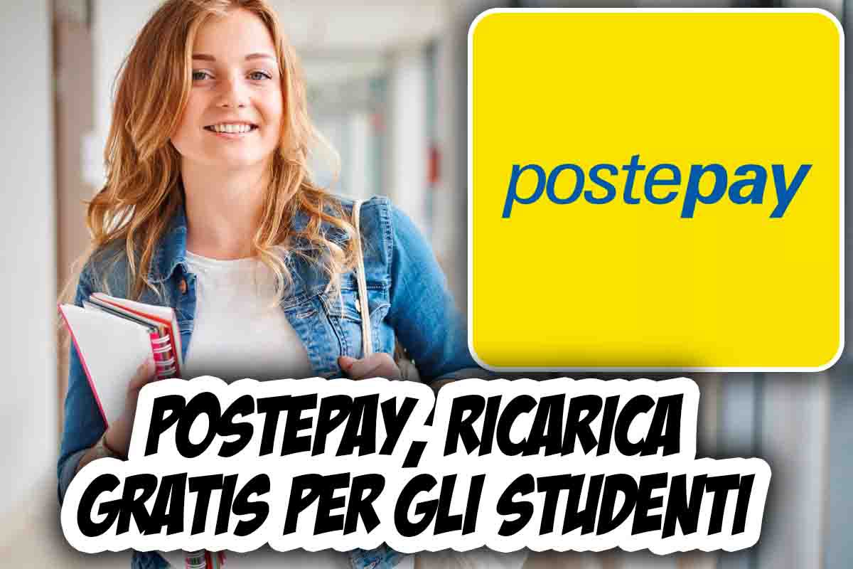 PostePay ricarica gratis per gli studenti