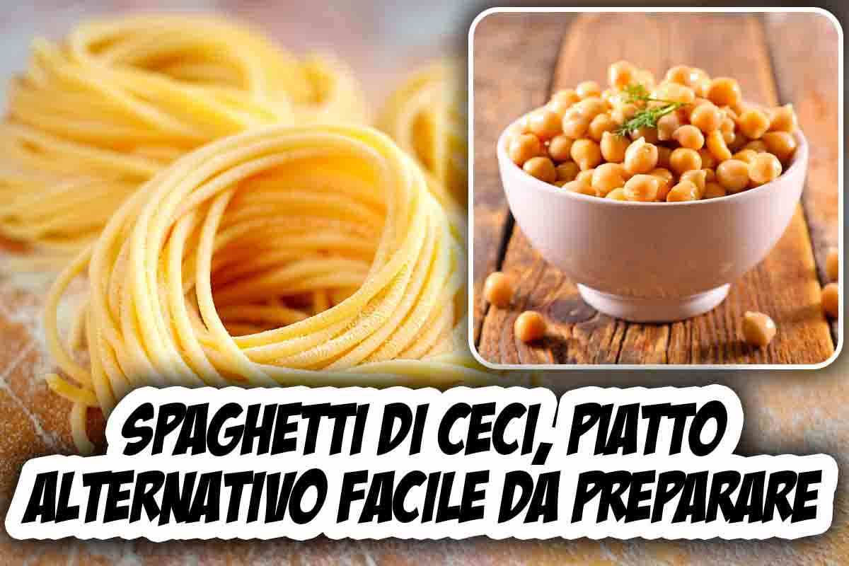 spaghetti di ceci ricetta