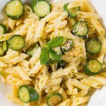 pennette zucchine e speck
