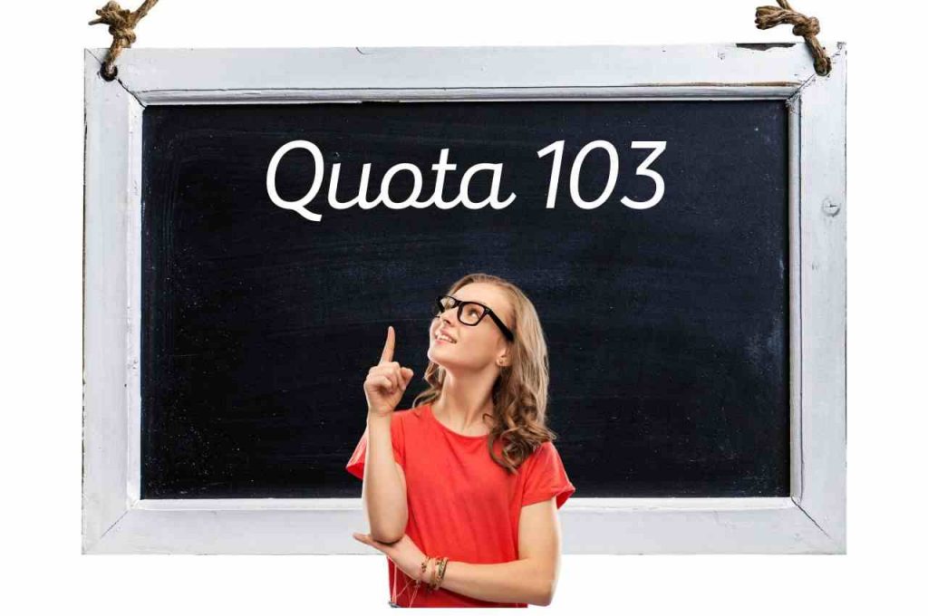 Quota 103, regole 2024