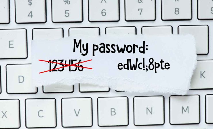 Errore segnarsi password