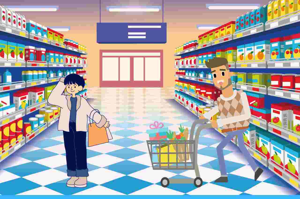 Supermercato che paga 5mila euro al mese