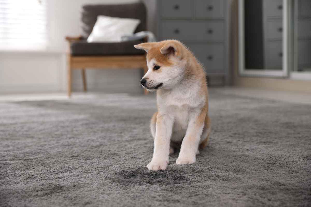 Macchie pipì cane tappeto: trucco eliminarle