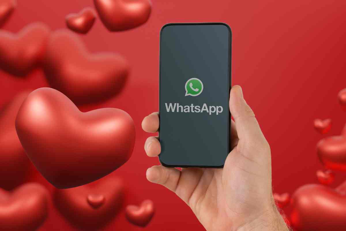 WhatsApp modalità San Valentino