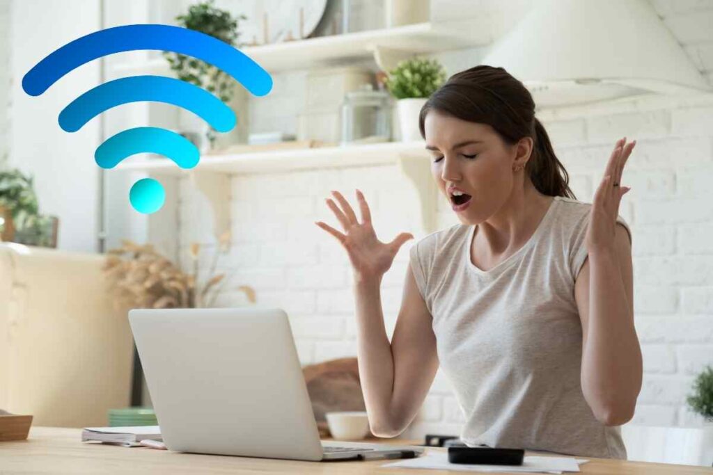 Connessione Wi-Fi lenta: dispositivo scollegare