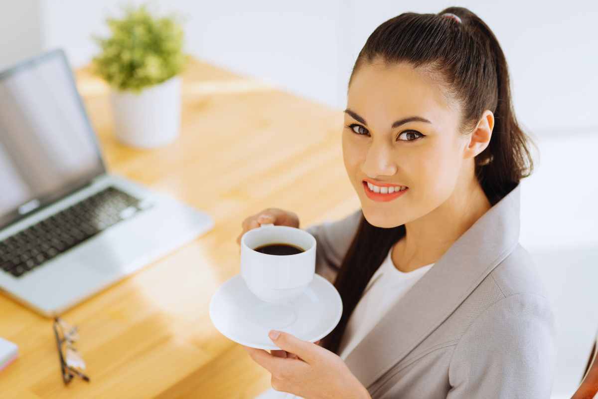 Caffè andare bagno scienza